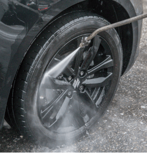 Wheel cleaning by The Valet Man